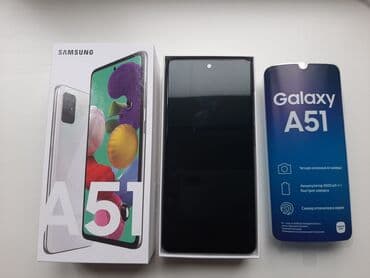 Samsung Galaxy A51, rəng - Ağ, Barmaq izi