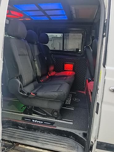 mini canqan: Mercedes-Benz Vito 111 CDI, ağ rəng, dizel miniven. Xüsusiyyətlər: - — 9