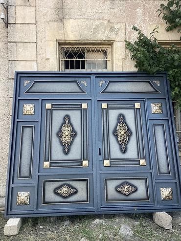 Ev və bağ: Yeni Dəmir Həyət darvazası, Yana açılan, 3 m, Mexaniki, Qapı ilə, Kredit var, Ödənişli quraşdırma, Ünvandan götürmə, Ödənişli çatdırılma, Rayonlara çatdırılma — 3