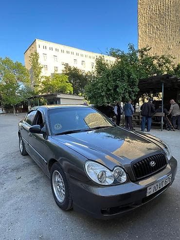 lancer stop: Hyundai Sonata sedan - Kuzov: 4 qapılı sedan, tünd boz rəng - Nömrə — 2