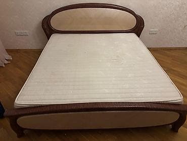 İkinəfərlik çarpayı, Matras ilə, Siyirməsiz