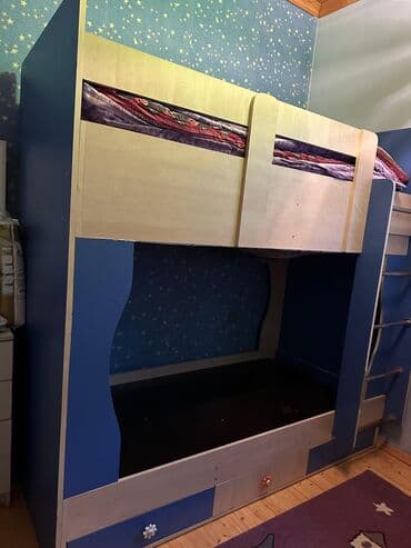 ağac əkən: Oğlan üçün, Çarpayı, Matrassız, Siyirməli — 1