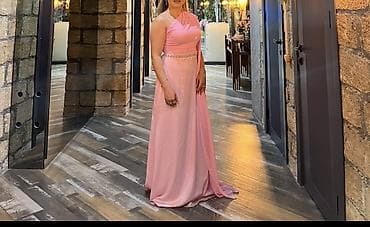 payiz donlari instagram: Zərif ziyafət/libas – açıq çəhrayı rəngdə uzun don 1dəfə geyinilib — 1