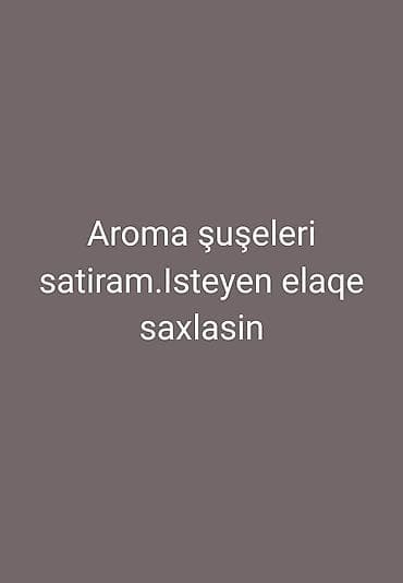 Aroma şüşələri satılır. - Material: şəffaf şüşə - Üst qapaqlı lalafo.az -da Aroma şüşələri satılır. - Material: şəffaf şüşə - Üst qapaqlı