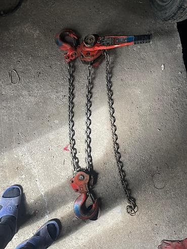 elektrikli əl alətləri: Mexaniki zəncirli qaldırıcı (lever hoist) — 2 qarmaqlı model — 2
