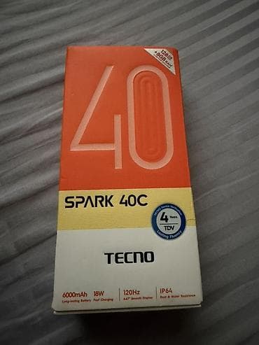Tecno Spark 30C, 128 GB, rəng - Boz, Sensor