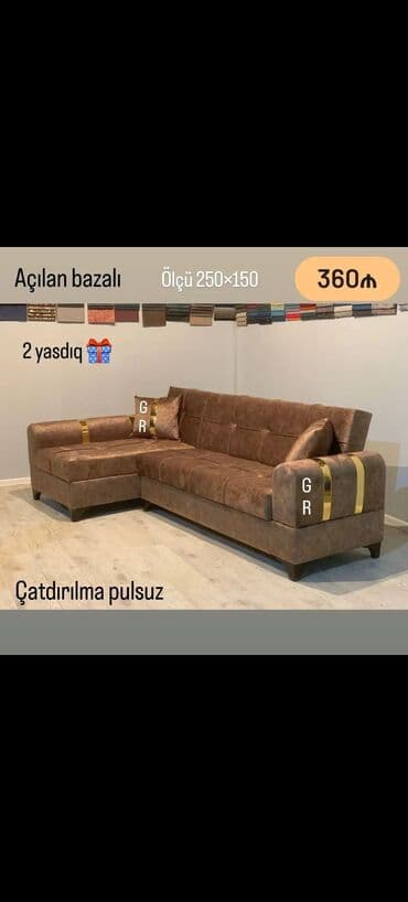 divan modelleri 2021: Künc divan, Yeni, Açılan, Bazalı, Parça, Şəhərdaxili pulsuz çatdırılma — 9