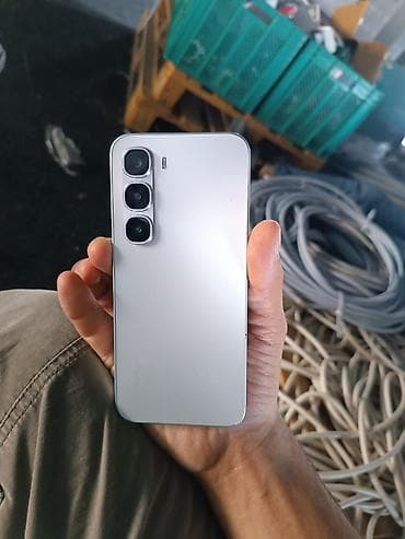 xiaomi not 10 s: Infinix Hot 60 Pro, rəng - Gümüşü, Sensor — 4