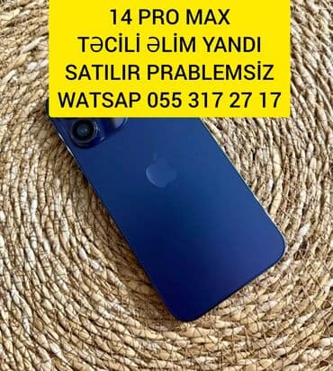 айфон 12 про макс цена в баку: IPhone 14 Pro Max, Синий, Face ID — 1