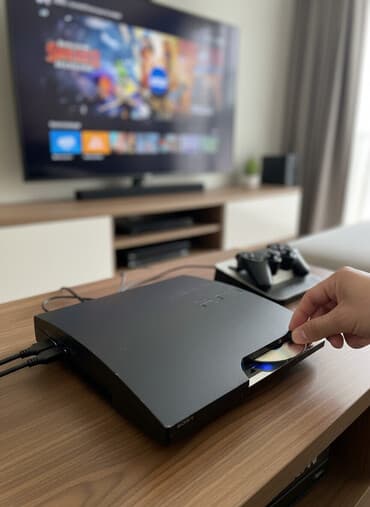 ps3 icare: Sony PlayStation 3 (PS3) Slim oyun konsolu Yaddaş 160gb İçinde Hen — 1