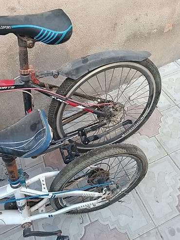 velosipedlərin qiyməti: İki ədəd velosiped dəsti - Ölçülər: biri 26" təkərli, digəri daha — 4