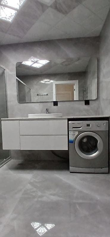 Vanna otağı üçün asma vann qarnituru və güzgü dəsti - Minimalist