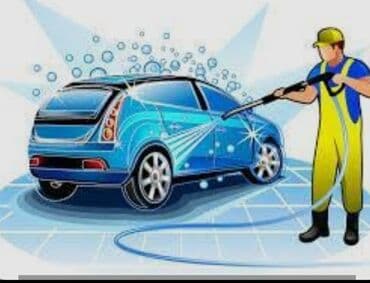 Avtoyuma xidməti - Yüksək təzyiqli aparatla eksteryer yuma: gövdə