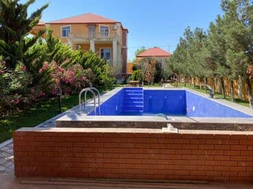 baki hovuzlu evler: 360 kv. m, 7 otaqlı, Hovuzlu, Kombi, Qaz, İşıq — 1