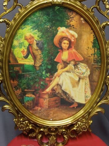 qapi dekoru: Məxmər tablo — 2