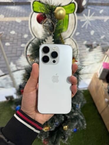 audi 100 maşın alacaq: IPhone 14 Pro, 128 GB, White Titanium, Zəmanət, Kredit, Sənədlərlə — 1