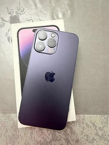 12 pro maks: IPhone 14 Pro Max, 128 GB, Deep Purple, Face ID — 2