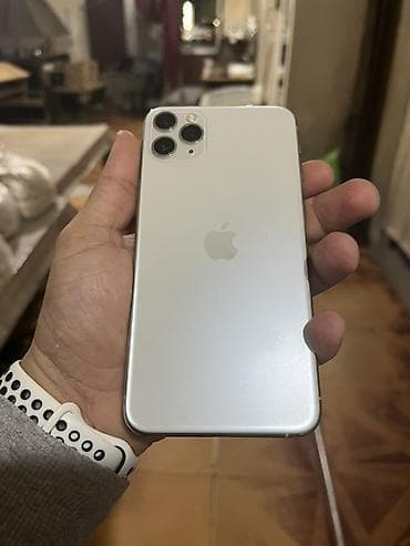 dubayda iphone 14 pro max: IPhone 11 Pro Max, 64 GB, Gümüşü, Simsiz şarj — 1