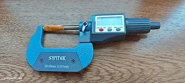 Alətlər: Elektron mikrometr. Qiyməti : 00-25 mm 229 azn ( 1-ci şəkildə olan ) — 3
