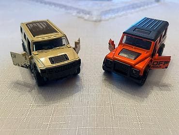 oyunca: Məhsul: Miniatür ofroud SUV oyuncağı Təsvir: - Parlaq narıncı rəngli — 10