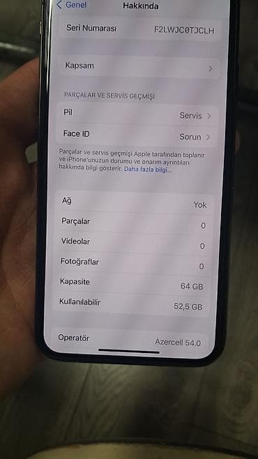 iphone x ikinci əl: IPhone X, 64 GB, Jet Black, Face ID — 3