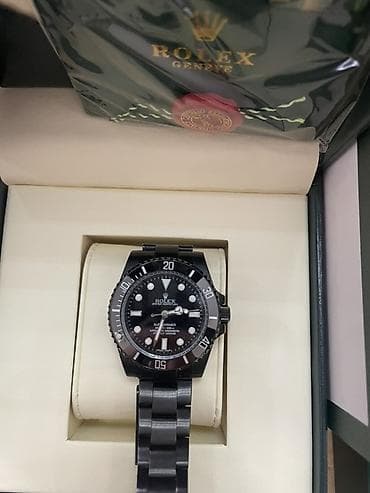 Аксессуары: Rolex Submariner – qara keramik bezel və qara rəngli Oyster qolbaqla — 3