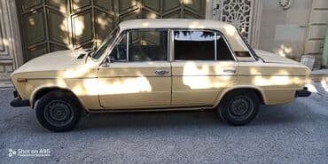 ваза стеклянная прозрачная высокая без узора: VAZ 2106 sedan - Kuzov: 4 qapılı, bej rəng, xrom çıtalar, orijinal — 2