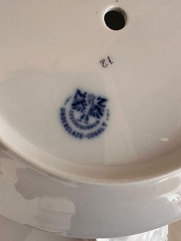 peleng tortu: Tort və şiriniyyat qabı, rəng - Qızılı, Farfor — 3