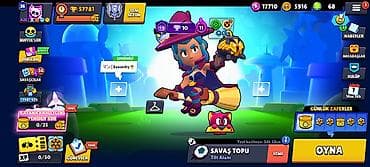 Brawl Stars hesabı təsviri: Yüksək inkişaf səviyyəli Brawl Stars — 4
