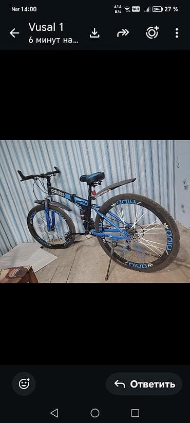velosiped kameri: Velosiped – şəhər və yüngül off-road üçünty - Rəng: mavi-qara — 2