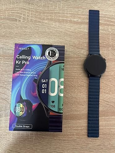 telefon sahat: İşlənmiş, Smart saat, Sensor ekran, rəng - Mavi — 4