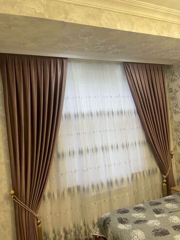 pərdə modelləri: İkiqat pərdə dəstləri – zövqlü interyerlər üçün Məhsul təsviri: - — 5