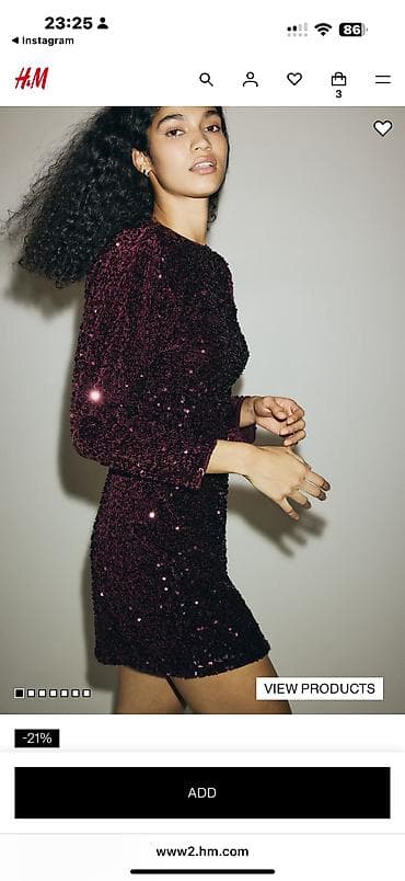 mini yupqa: Kokteyl donu, Mini, H&M, S — 4