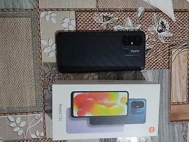 telfon gence: Redmi 12C, 128 GB, rəng - Qara, İki sim kartlı — 2