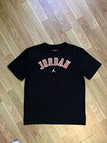 Futbolka, Jordan, M, rəng - Qara