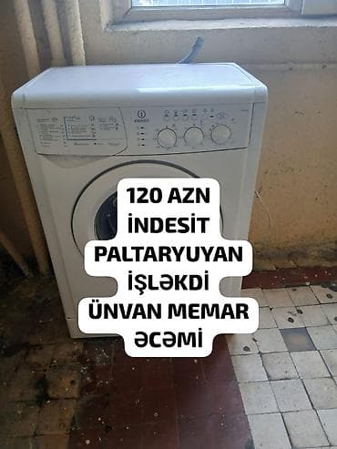 Ремонт стиральных машин: İndesit paltaryuyan maşın - Ön yükleməli model - Mexaniki idarəetmə — 1