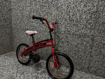 детские вещи: Uşaq velosipedi – ITALIA markası - Rəng: qırmızı-qara gövdə, ağ — 2