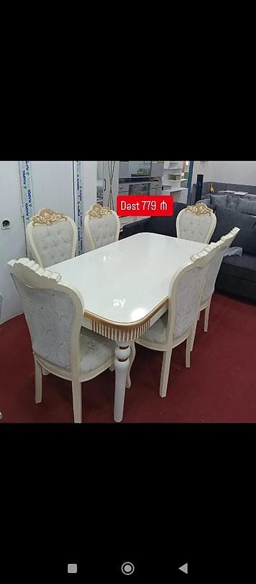 qabaq stolları: Masa desti — 1