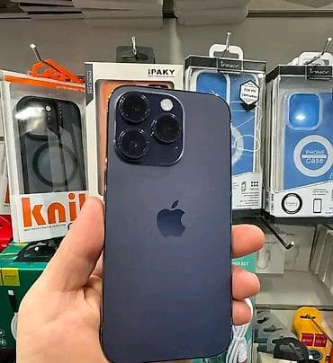 iphone xs resmi: IPhone 14 Pro, 128 GB, Zəmanət, Barmaq izi, Face ID — 1