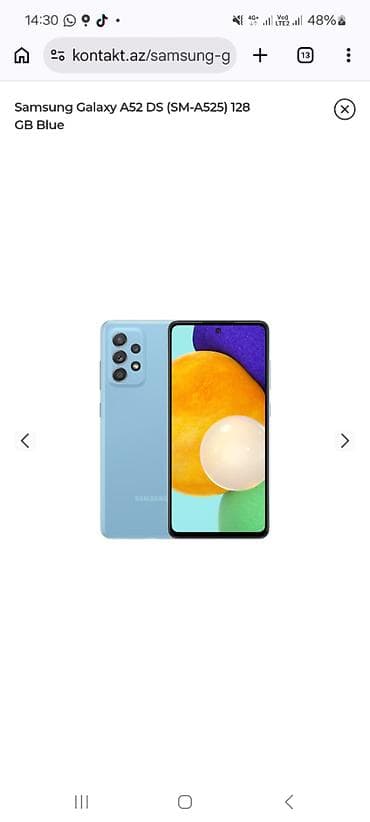 iphone 14 qiyməti: Samsung Galaxy A52, Barmaq izi, İki sim kartlı — 1