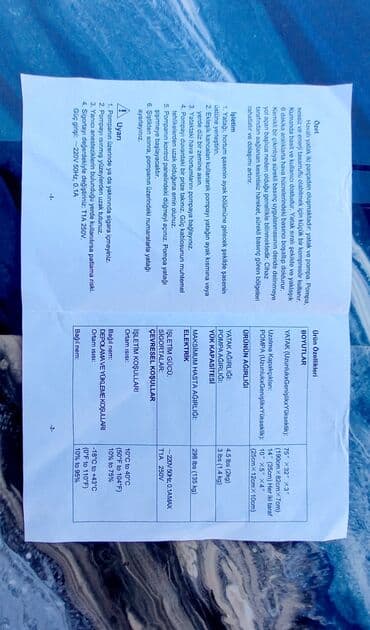 döşek: Yeni, Hava ilə doldurulmuş matras, Bir nəfərlik — 10