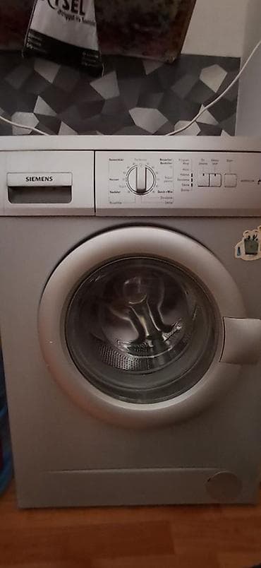 Ütülər və buxarlayıcılar: Paltaryuyan maşın Siemens, 5 kq, İşlənmiş, Avtomat, Qurutmasız — 1