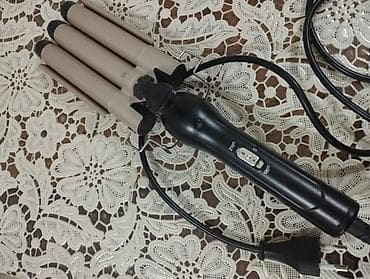 Техника и электроника: Üçlü büzmə saç maşası (wave curler) - 3 borulu dizayn: dərin, vahid — 2