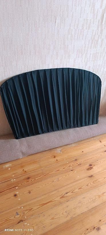 Qara rəngli pərdə/qarmoska perde w202 aiddi qalin parcadan yigilmadi