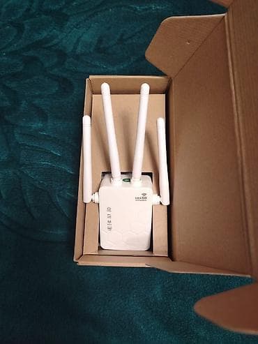 Dual-Band Wi‑Fi Gücləndirici / Repeater Xüsusiyyətlər: - 2.4 GHz və 5 — 2