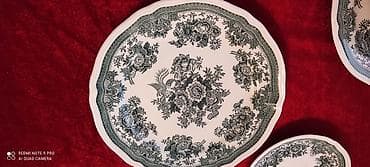 cay desmallari: Çay dəsti, rəng - Yaşıl, Farfor, Villeroy & Boch, 12 nəfərlik, Almaniya — 9