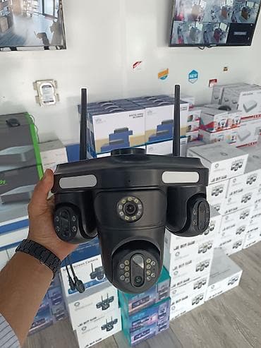 Foto və videokameralar: Ağıllı açıq məkan müşahidə kameraları (Wi‑Fi PTZ modelləri) Məhsul — 2