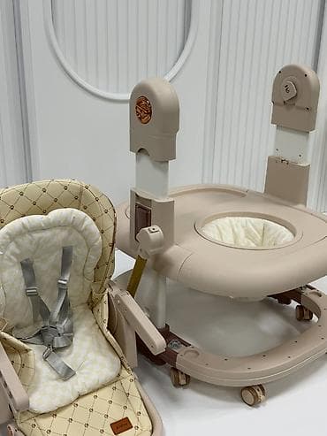 masın oyunları: ♥️ Uşaq üçün 3-ü 1-də Transformer 🧸 Yelləncək + Qidalandırma Stolu + — 1