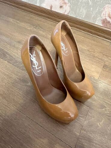 ysl tufli: Tuflilər, Ölçü: 37, rəng - Bej, İşlənmiş — 3