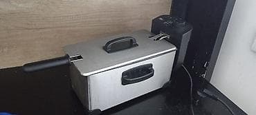 Elektrik fritöz – paslanmayan polad gövdə, çıxarıla bilən qapaq və tel — 2